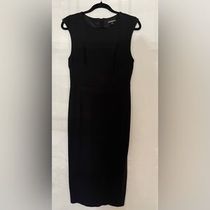 Express | Midi Sheath Dress | 6 | Black